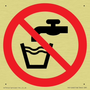 P005 Prohibition: Not drinking water